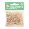 Стеклярус крученый, (стекло), 5 мм, 20 г., Astra&Craft (М-22Т золотой (крученый))