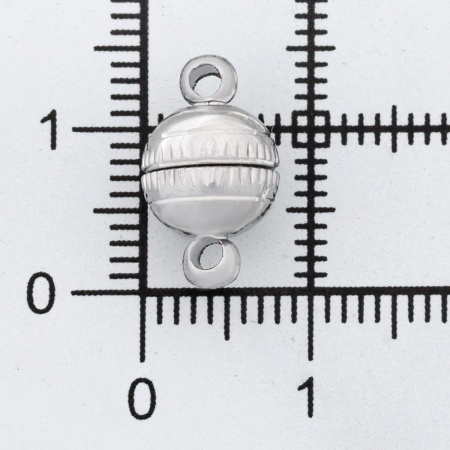 OTH1507 Замок магнитный, 14*8мм, 2шт/уп, Astra&Craft (серебро)