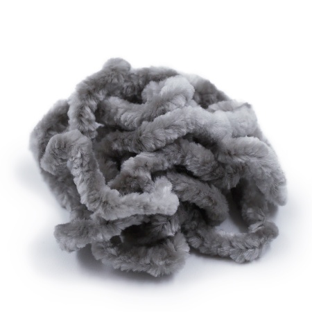 Синель для брошей 5мм*1м, микрополиэстер, Astra&Craft (серый)