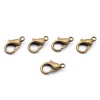 4AR234 Замок для бус карабин 12мм, 5шт/упак, Astra&Craft (Латунь)