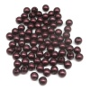 Бусины пластиковые, 'жемчуг', цветные, круглые, 10мм, 25(+/-3)гр, Astra&Craft (B33 коричневый)