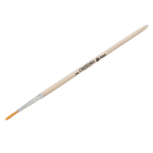 Кисть школьная, синтетика, круглая №2, 10шт/уп, Astra&Craft