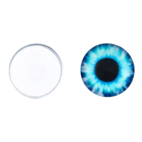 Глазки для игрушек стеклянные, диаметр 12мм, 8 шт, голубой, Astra&Craft