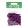 4AR293/294 Бусины пластиковые, 'жемчуг', цветные, рис, 3*6мм, 15гр, Astra&Craft (темно-сиреневый)