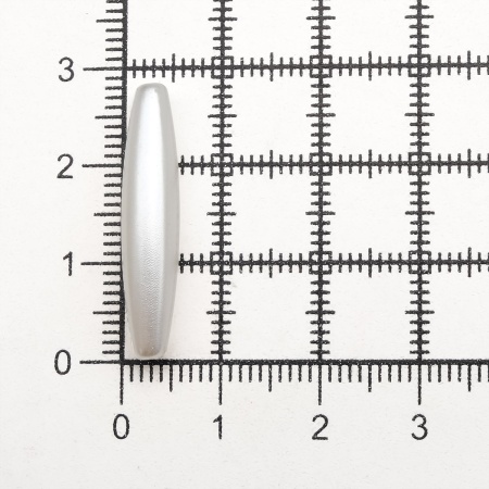 2530 Бусины пластиковые, 'жемчуг', белые, рис, 27*6мм, 42шт/упак, Astra&Craft (белый)