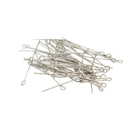 4AR261/262 Штифты с петлей 40мм, 50 (+/-5)шт/упак, Astra&Craft (Никель)