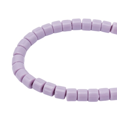 2141 Бусины пластиковые, цилиндр, 5*6мм, 50гр Astra&Craft (016 сиреневый)