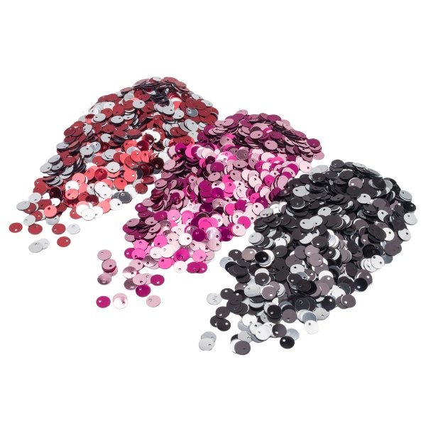 Пайетки двусторонние 'Ассорти №1', 6мм, 3 цвета по 10 гр, Astra&Craft