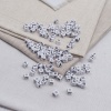 Бусины пластиковые, Рус. алфавит, белые, куб, 6*6мм, 150(+/-5) шт/упак, Astra&Craft