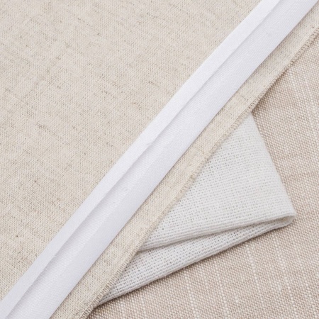 Косая бейка атласная 1,5см*5м 0000-1534 (6002 белоснежный)