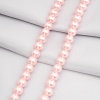 Бусины стеклянные на нитке, 8 мм, длина 40 см, Astra&Craft (SB-10 светло-розовый)
