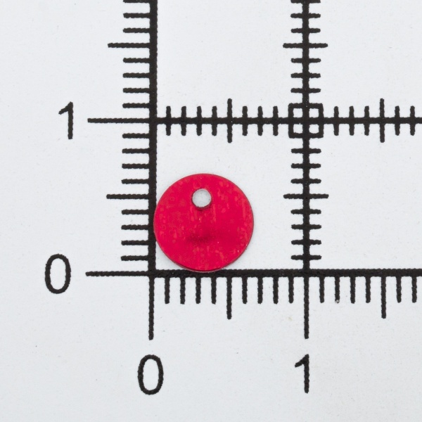 Пайетки двусторонние 6мм, Astra&Craft 10гр (2437 красный-серебро)