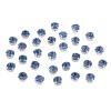 СЦ006НН44 Хрустальные стразы в цапах круглые (серебро) светло-голубой, 4х4 мм, 29-30 шт/упак.