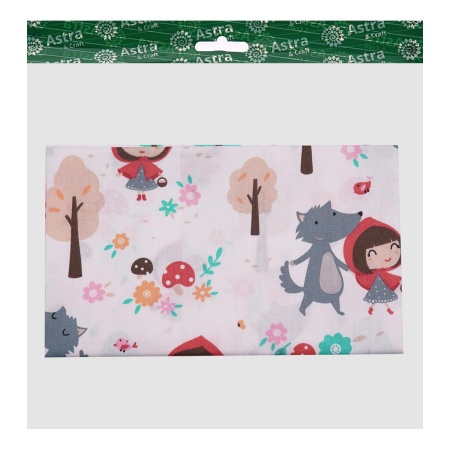 PAT01-03 Ткань для рукоделия 'Сказочный лес' (100% хлопок), 50*50см*1шт/упак Astra&Craft