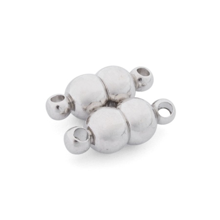 CLA1250 Замок магнитный, 12,3*6mm, 2шт/упак, Astra&Craft (серебро)