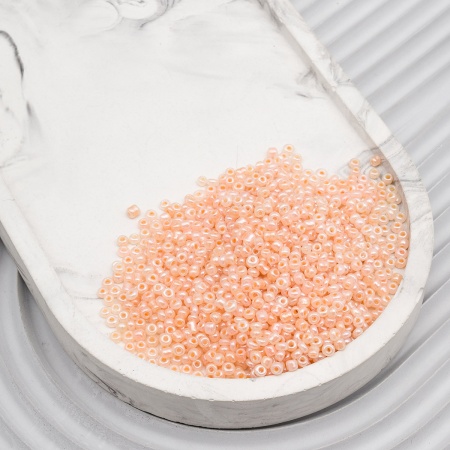 Бисер, (стекло), 11/0, упак./20 гр., Astra&Craft (147 персиковый/жемчужный)