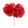 MH1-249 Набор декоративных цветов D=5,5*2,5см, 4шт, Astra&Craft (TA001 красный)