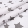 Перкаль набивной арт 140 рис 13165 вид 18 'Серебряная звезда', 50*50 см, Astra&Craft