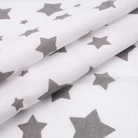 Перкаль набивной арт 140 рис 13165 вид 18 'Серебряная звезда', 50*50 см, Astra&Craft