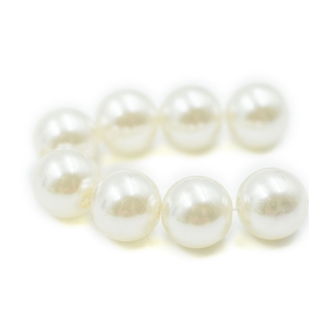 Бусины пластиковые, 'жемчуг', цветные, круглые, 12мм, 25гр, Astra&Craft (003 NL телесный)