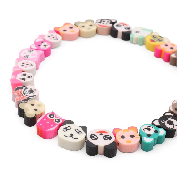 Бусины из полимерной глины 'Зверята' 10мм 20г, Astra&Craft