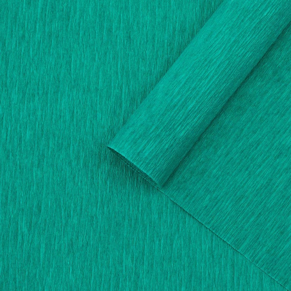 Бумага гофрированная крепированная, 50*200 см, 35 гр/м2, 80-10 бирюзовый, 2 шт, Astra&Craft