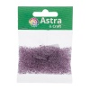 Бисер, (стекло), 11/0, упак./20 гр., Astra&Craft (16 светло-сиреневый/прозрачный)