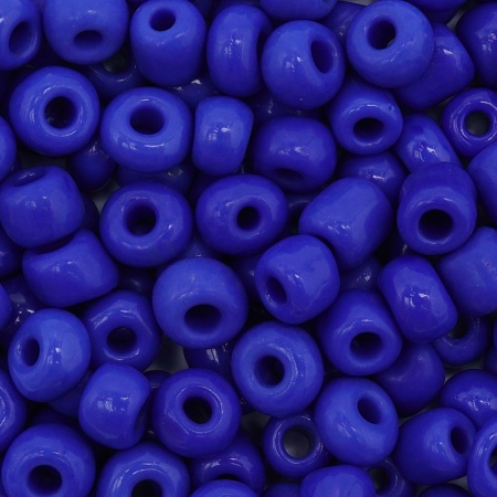 Бисер Astra&Craft 6/0, 15г (48 синий/непрозрачный)