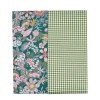 PAT02-01 Набор тканей 'Тропические цветы' бирюзовый (100% хлопок), 50*50см, 2шт/упак, Astra&Craft