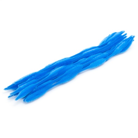 Проволока синельная объемная 'Цветок', 12мм*300мм, 15шт/упак, Astra&Craft (B-046 голубой)