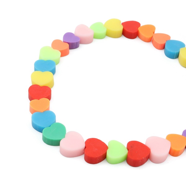 Бусины из полимерной глины 'Сердечки' 10мм 20г, Astra&Craft