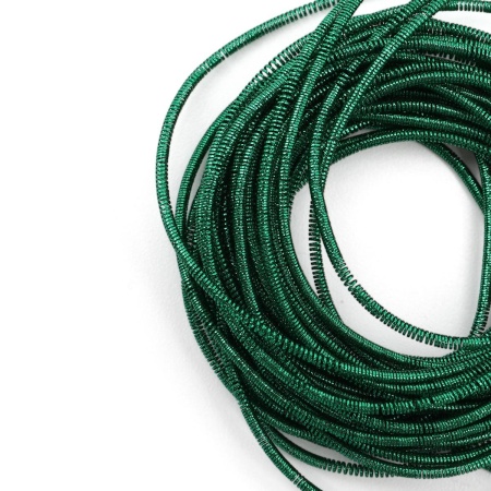 КЯ008НН1 Канитель металлизированная Изумрудный 1 мм 5 гр. +/- 0,1 гр.