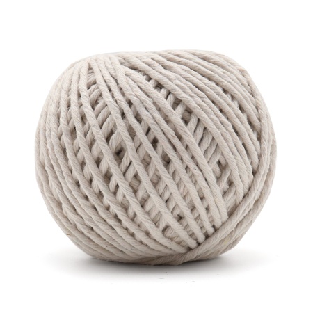 73853 Шпагат х/б 1500 текс, 2-3мм*50м, 60 гр (+/- 5 гр), белый