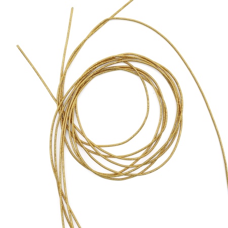 КЯ011НН1 Канитель металлизированная Золото 1 мм 5 гр. +/- 0,1 гр.