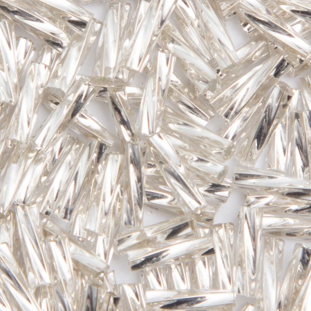 Стеклярус крученый Astra&Craft 5мм, 15г (М-21Т серый (крученый))