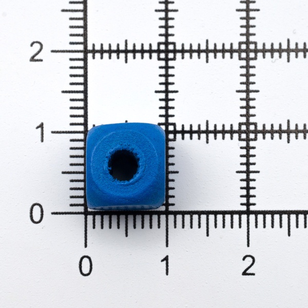 4AR397 Бусины деревянные, цветной микс, куб, 10мм, 18гр, 35шт/упак, Astra&Craft (Яркий микс)