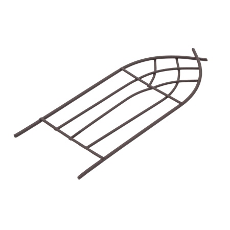 KB2563 Металлическая ажурная мини изгородь, 4,2*10,5см, корич. Astra&Craft