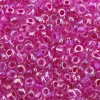 Бисер, (стекло), 11/0, упак./20 гр., Astra&Craft (219 фуксия/прозр. с цвет. центром(радужный))