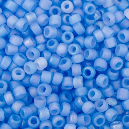 Бисер, (стекло), 11/0, упак./20 гр., Astra&Craft (М166 голубой/холодный, матовый)