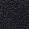 Бисер, (стекло), 11/0, упак./20 гр., Astra&Craft (M49 черный/непрозр.матовый)