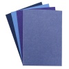 Фетр листовой жесткий ассорти, 3.0мм, 20х30см, 4шт/упак Astra&Craft (4 синий,голубой,фиолетовый,джинсовый)
