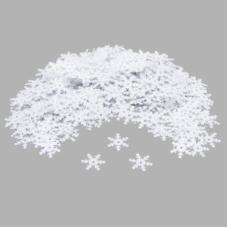 Пайетки 'снежинки' 13мм, Astra&Craft 10г (L010 белый)
