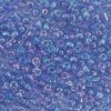 Бисер, (стекло), 11/0, упак./20 гр., Astra&Craft (166 св. синий/прозрачный, радужный)