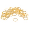 4AR257/258 Кольцо соединительное двойное, 10мм, 50шт/упак, Astra&Craft (яркое золото)