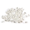 3303 Бусины пластиковые, 'жемчуг', белые, капля, 13*7мм, 80шт/упак, Astra&Craft (белый)