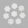 YX15-121 Бумажные лепестки с блестками 'Фиалки', d 5 см, упак./8 шт., Astra&Craft (серебряный)