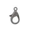 4AR235 Замок для бус карабин 14мм, 5шт/упак, Astra&Craft (Черный никель)