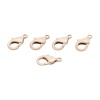 4AR2042 Замок для бус карабин, 14(+/-0,5) мм, 5 шт/упак, Astra&Craft (золото)