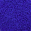 Бисер, (стекло), 11/0, упак./20 гр., Astra&Craft (M48 синий/непрозр.матовый)