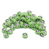 ZZ1441 Бусины из полимерной глины 'Панда', зеленая, 50 (+/- 3)шт/упак, Astra&Craft